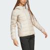 adidas Essentials FW24 Lightweight Minimalist Warm Waterproof Hooded Duck Down Jacket Women Jacket Beige IX8930