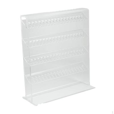 Acrylic Jewelry Storage Tray Clear Display Organizer Stand Slant for Women Men