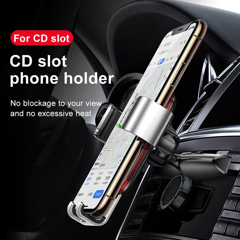 Baseus Schwerkraft Auto Handyhalter Halterung Smartphone Auto Halterung CD-Schlitz Halterung Handyhalter für Auto Ladefunktion