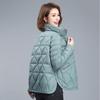 Cappotto da donna imbottito invernale casual ampio, leggero, corto in piumino, giacca di cotone, femminile, alla moda, taglia grande, autunno