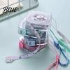 Durable PVC Tape Measure Mini Retractable Measure Soft Body Measuring Tape 79 Inch Dual-Scale Tailor Flexible Ruler for Sewing Cloth Weight
