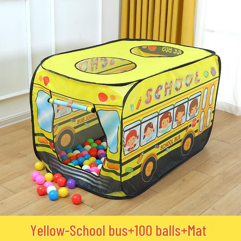 Kids' Indoor Car Tent Playhouse - Foldable Baby Pool & Play Space