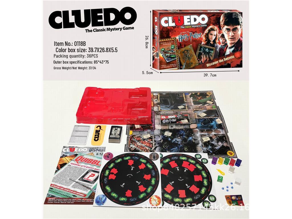 Cluedo Klasyczna Tajemnicza Detektywistyczna Gra Planszowa: Interaktywne rozwiązywanie spraw w trybie wieloosobowym