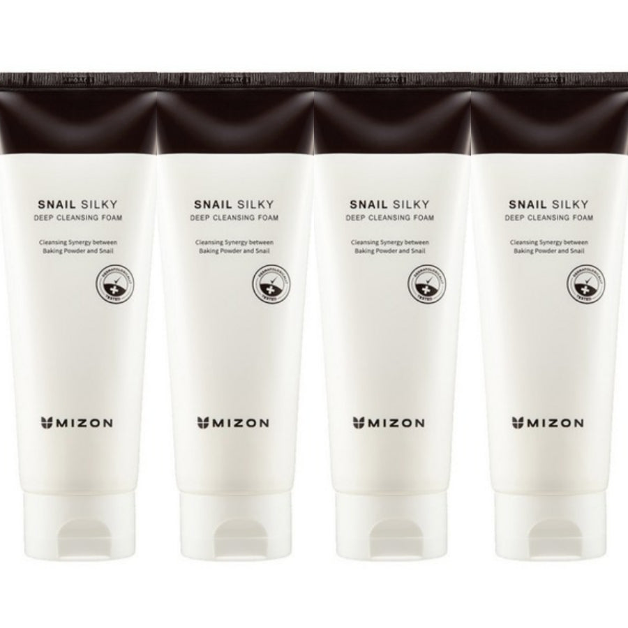 MIZON Snail Silky Deep Cleansing Foam 150ml*1Pc/2Pcs/3Pcs/4Pcs