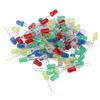 100Pcs LED Light Diodes 3mm/5mm Variety Colors NonToxic Energy Saving Diodes Kit for DIY Decoration(5mm )