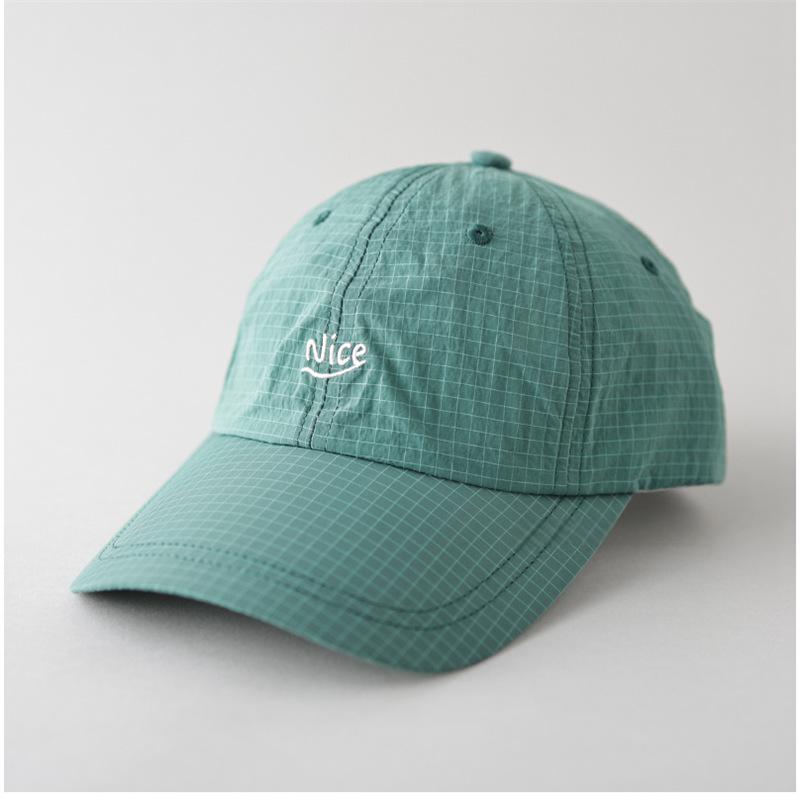 Lightweight 100% Polyester Japanese Style Baseball Cap for Outdoor Activities Quick-Drying & Breathable with Letter Design