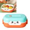 Children"s Cartoon Container 700ml Double Insulation Microwaveable Toddler Lunch Box for Picnic