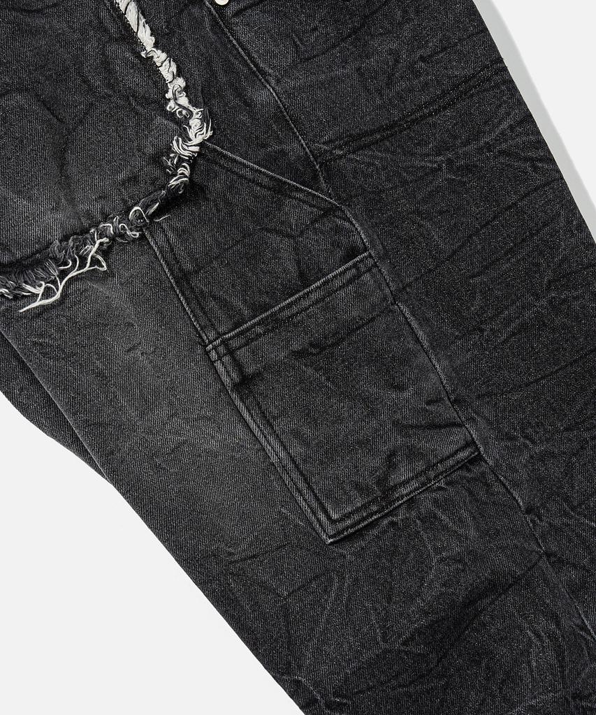 VASTIC Wrinkle Washed Carpenter Pants_Black