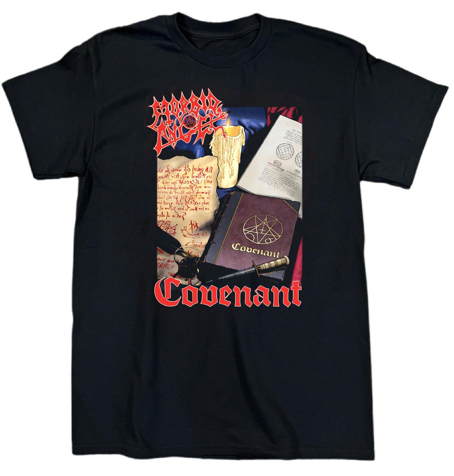 Morbid Angel Band Covenant Heavy Cotton Black All Size Tee Shirt UR412 M