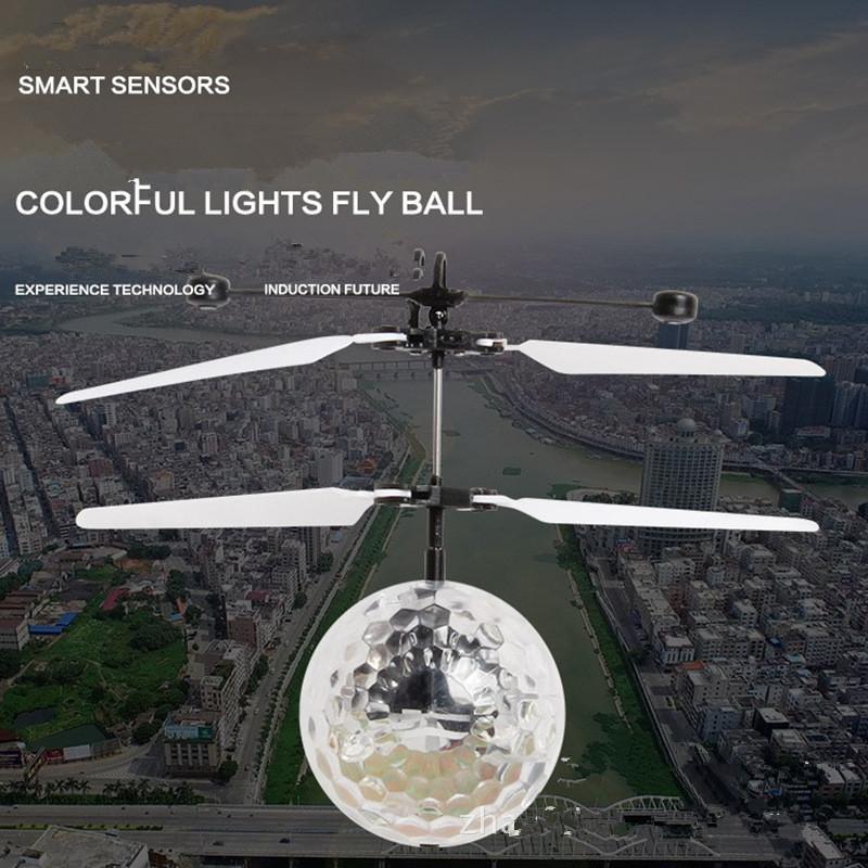 Latest Flying Ball Luminous Kid's Flight Balls Electronic Infrared Induction Aircraft Remote Control Playthings LED Light Mini Helicopter