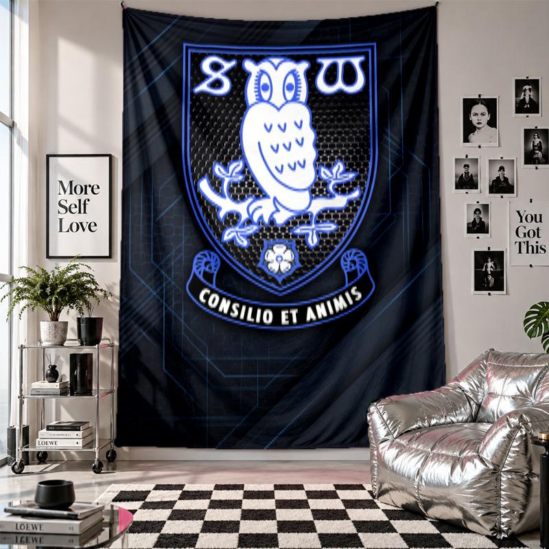 Sheffield Wednesday Wall Tapestry Home Decor Wall Hanging Cloth for Bedroom Living Room Background
