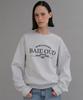 Beiodeu Baie Oud Embroidery Sweat Shirt_Melange Gray