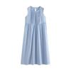Women's Elegant Cooling Tencel Back Cutout Vest Dress