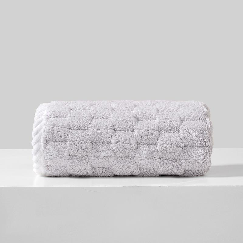 Set Of 3 Coral Velvet Towels Soft Bath Towels Highly Absorbent Guest Towels 35X75Cm 85X150Cm 70X140Cm Various Sizes