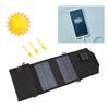 Solar Folding Charger 12W Dual USB Waterproof Heat Resistant Portable Solar Panel Charger for Laptop