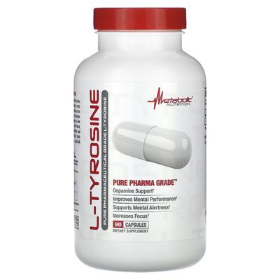 L-Tyrosine, Pure Pharma Grade, 500Mg, 90 Capsules