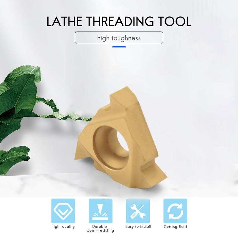 2025 Trend 1/2 Inch Lathe Threading Boring Bar With 10Pcs 16IR AG60 Internal Threading Carbide Turning Inserts And T15 Wrench