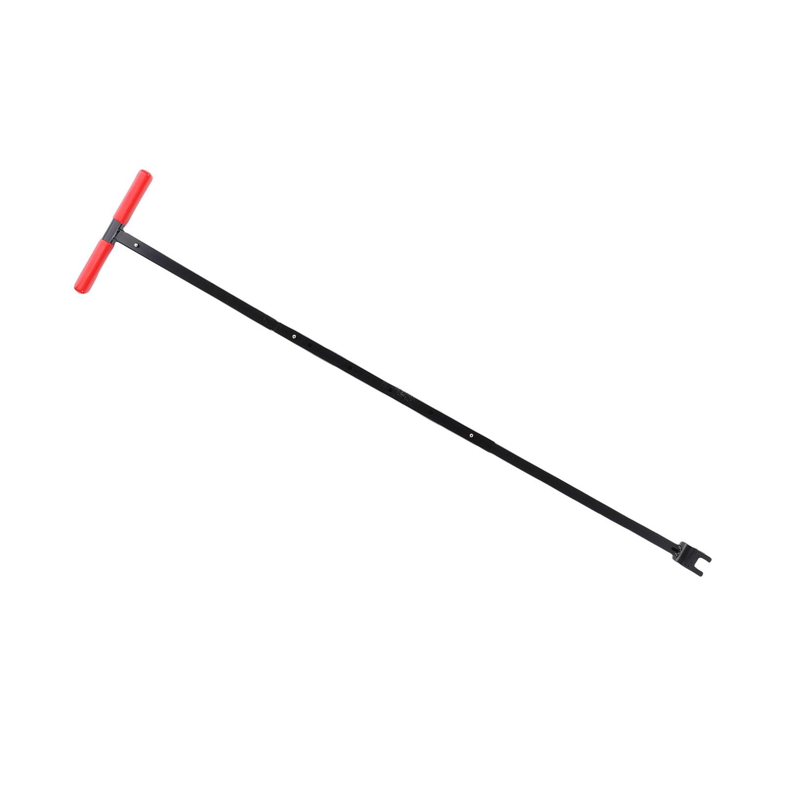 

Water Meter Key Shut Off Tool 15in-28in with 4 Way Multi Functional Utilities Key T Handle Removable Wrench for Curb Main Underground Stop Waste Valve