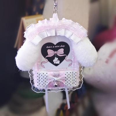 In Stock Lace Anime Card Holder Button Ita Bag Decoration - Cute Valley DIY