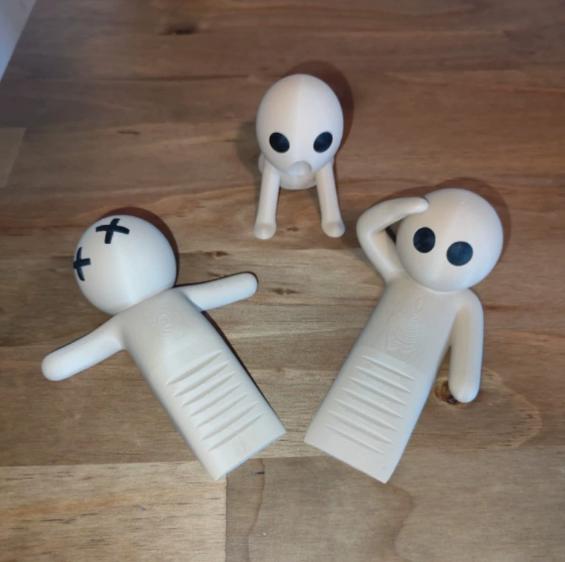 Türstopper Dekorativer Türstopper Miniatur Flexibel 3D-Druck Figur Rutschfestes Ornament für Schlafzimmer Wohnheimzimmer Reisen Mietwohnungen