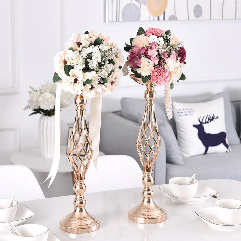 Elegant Wedding Décor: Flower Vases, Aisle Markers, Centerpieces, Stands & Ornaments