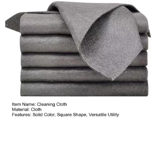 5Pcs Cleaning Cloth Microfiber Good Water Absorption Mirror Wipe Cloth Thickened Quick Drying Dust Oil Removal Cleaning Cloth