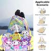 1pc Rainbow Sanrio Friends Blanket, Soft & Cozy Throw Blanket, Living Room, Travel, Camping, Car Blankets, Beach, Office Naps, Perfect Gift.H085