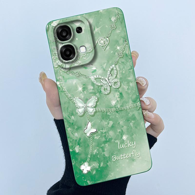 For Oppo A6 Pro 5G 4G Case Fashion Simplicity Oil Painting Floral Silicone Soft Phone Casing New Design Shockproof Back Cover