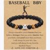 Soccer Football Basketball Baseball Bracelet Gifts for Teen Boys Players Team Son Grandson Brother Nephew Friend, Birthday Gifts