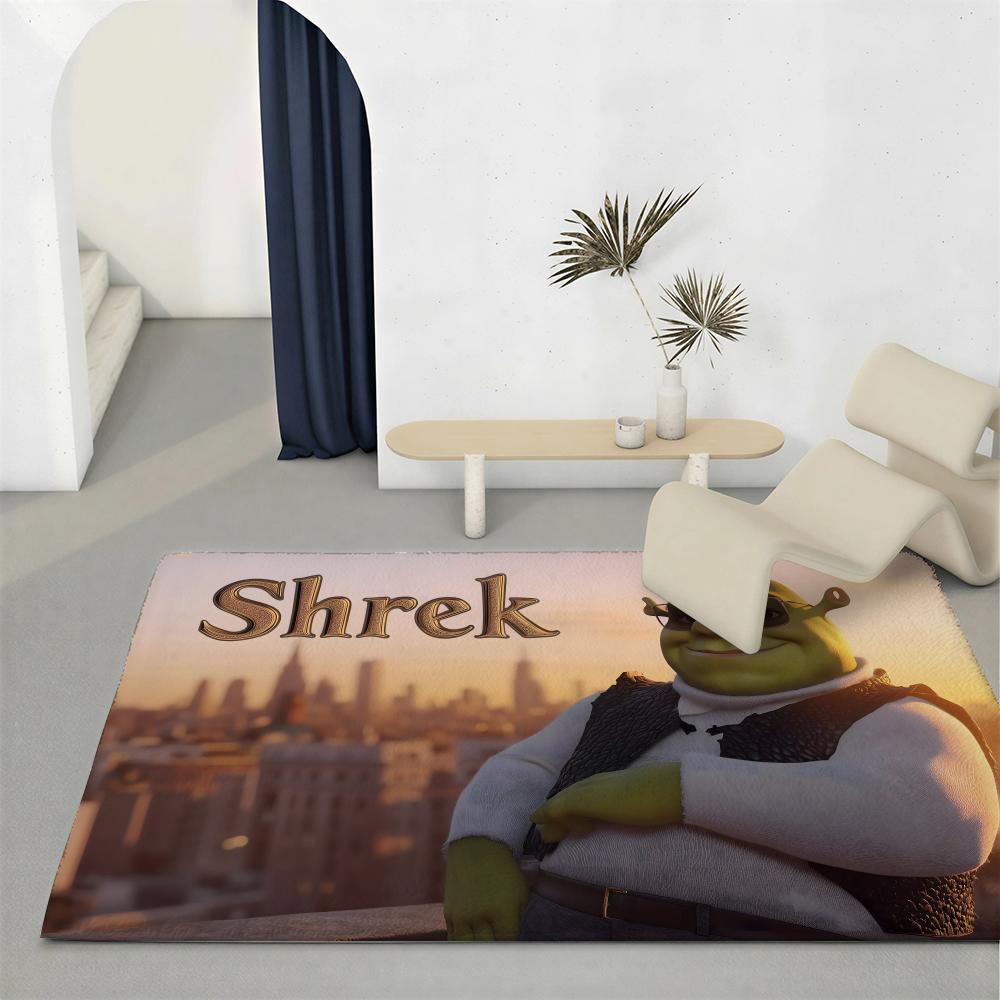 Klassieke Film S-ShrekS Vloermat Eco-vriendelijke Flanellen Deurmat Antislip Geurloos Zacht Kort Pluche Binnen Vloerkleed