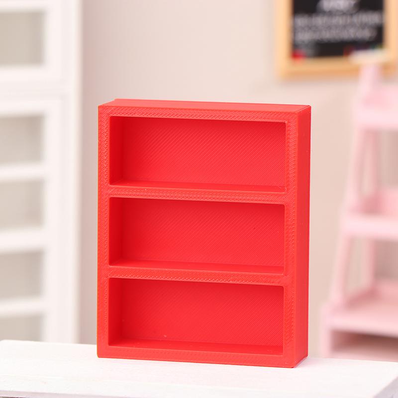 1/12 Dollhouse Mini Wall Cabinet Storage Shelves Dollhouse Furniture Decor Toys Dolls House Accessories Micro Scene Ornament