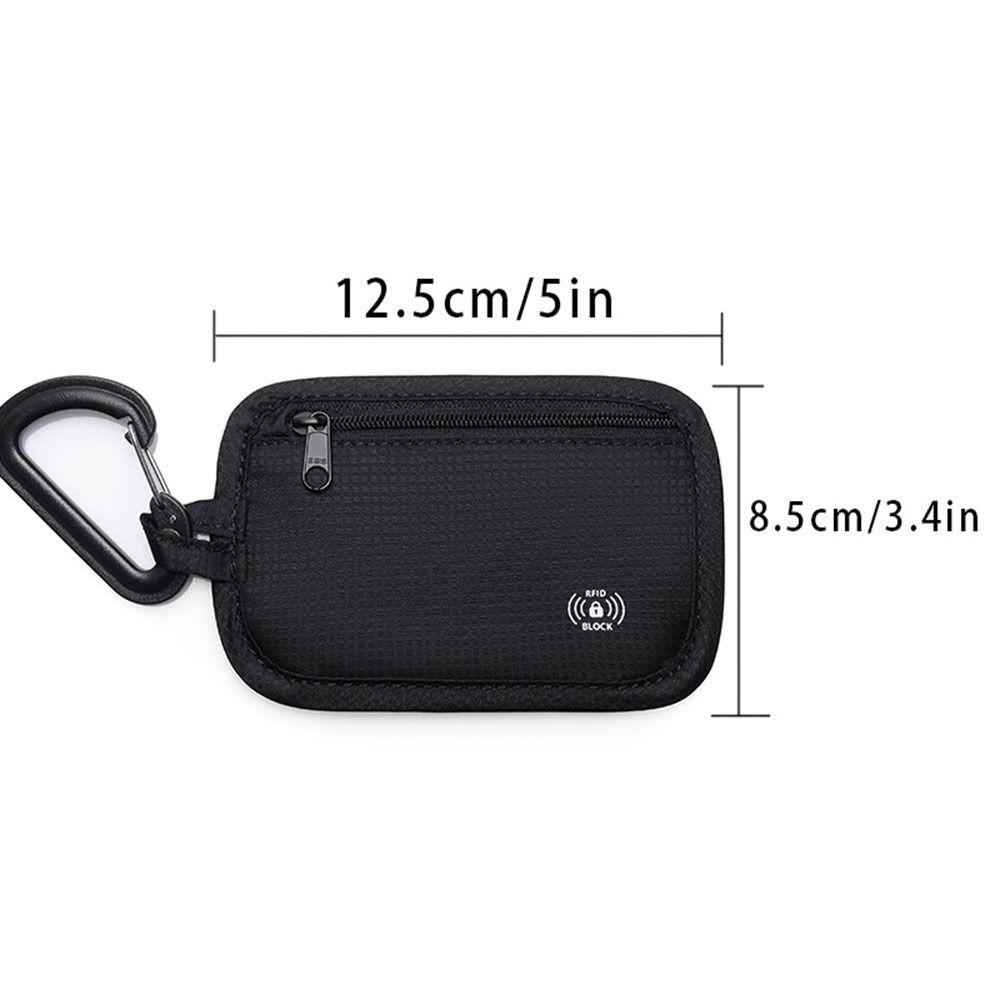 New Waterproof Travel Passport Pouch Lightweight Hidden Organizer Coin Purse Anti-Theft RFID Blocking Organize