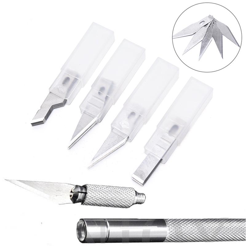 Buy 1Set Tool Stainless Steel Engraving Knife Blades Craft Wood Carving