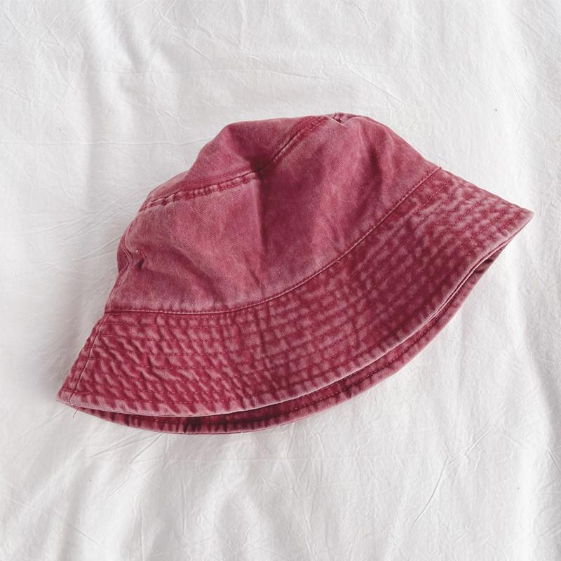 Washed Denim Retro Bucket Hat For Men Women Trendy Sun Protection Spring Summer Autumn