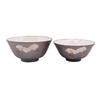 Kyoyaki Kiyomizuyaki Seihogama Tea Bowl Rice Bowl Couple Set Harvest Grape Made In Japan 256685
