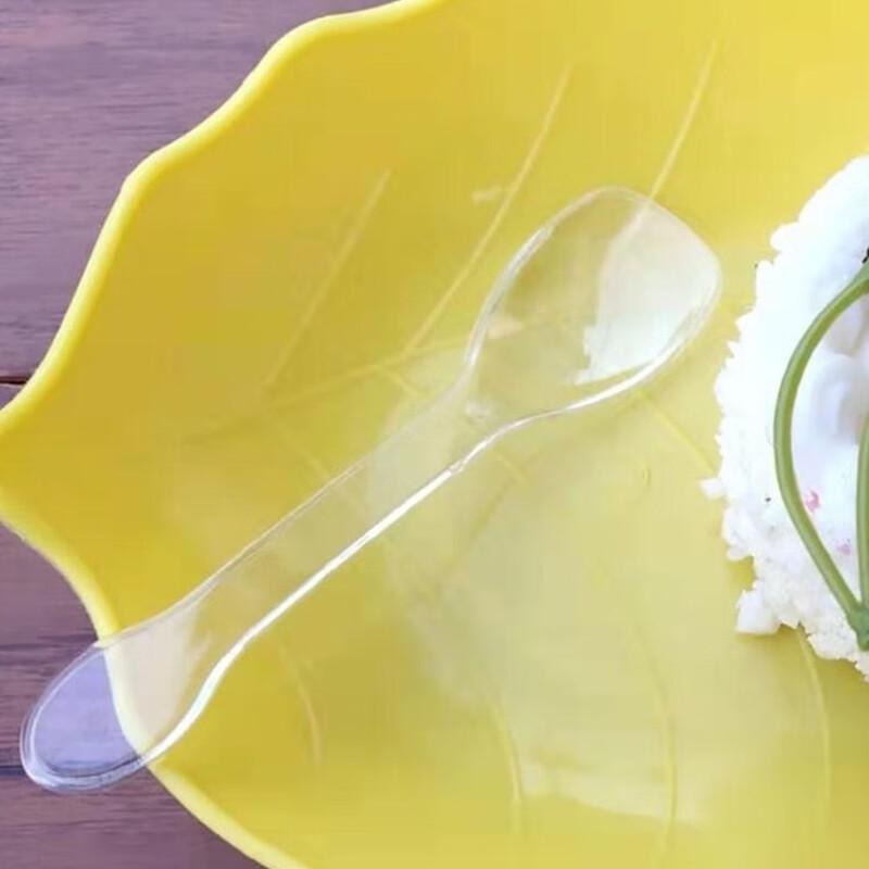 Disposable Transparent Food Grade Tasting Spoons
