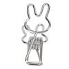 100pcs   Clips Cute Cartoon   Shape Metal Hollowed   Tail Clips Paper Clamps for   Document