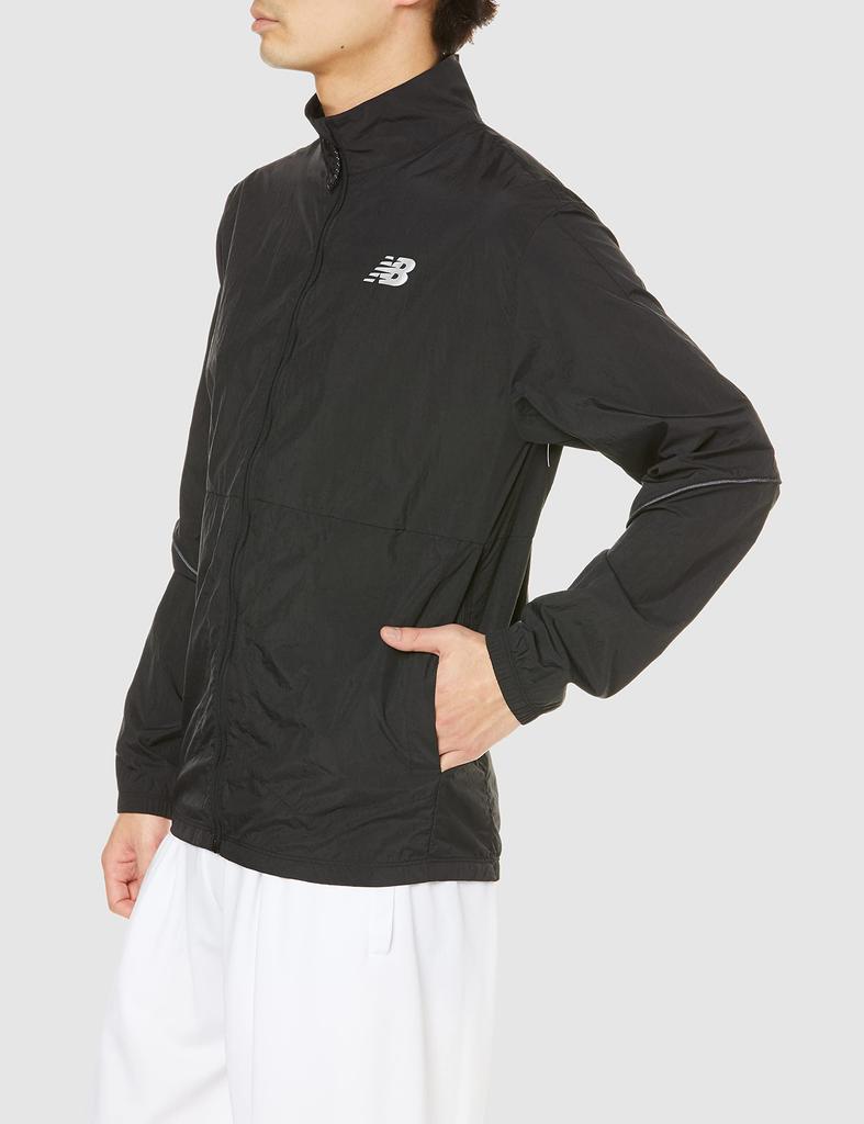 New Balance Men's Impact Woven Run Jacket (MJ21264) Black (BK) Size M