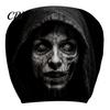 Spooky Theme Car Decoration Funny Headrest Covers, Ghost Skull Print Decorative Covers for Cars Seat Protector, Universal Breathable Auto Interior