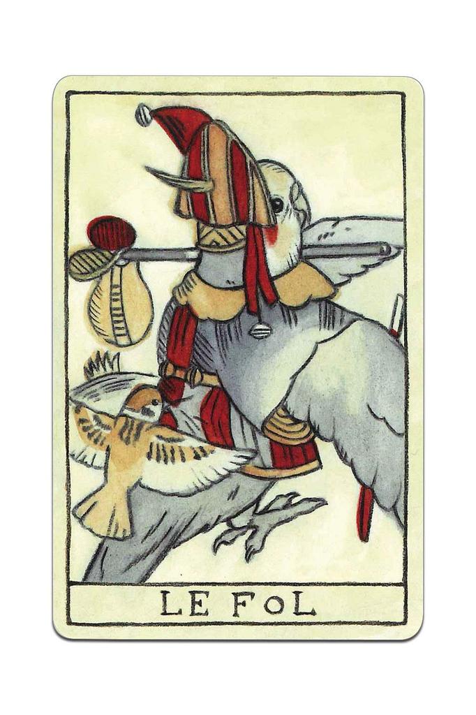 Nichiyu original tarot cards 78 sheets Marseille version fortune telling Marseille Tarot BIRD TAROT DE MARSEILLE by birds drawn by creator NORISAN