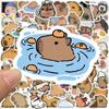 10 30 50 100Pcs Cute Cartoon Capybara Stickers Kawaii Kids Decoration Decals Diy Phone Notebook Laptop Fridge Pvc Sticker Packs