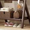Foldable Coat Racks Wooden Floor Removable Space Saving Clothes Racks Cheap Hallway Wardrobe Organizer Shelf Dressing Rooms