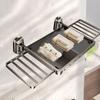 Adjustable Suction Cup Drying Rack Space Saving Indoor Drying Rack Balcony Drying Tool  Home Use