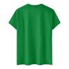 Fashionable Round Neck Short Sleeve Work Clothes Printed Tops For Womens Summer Tops