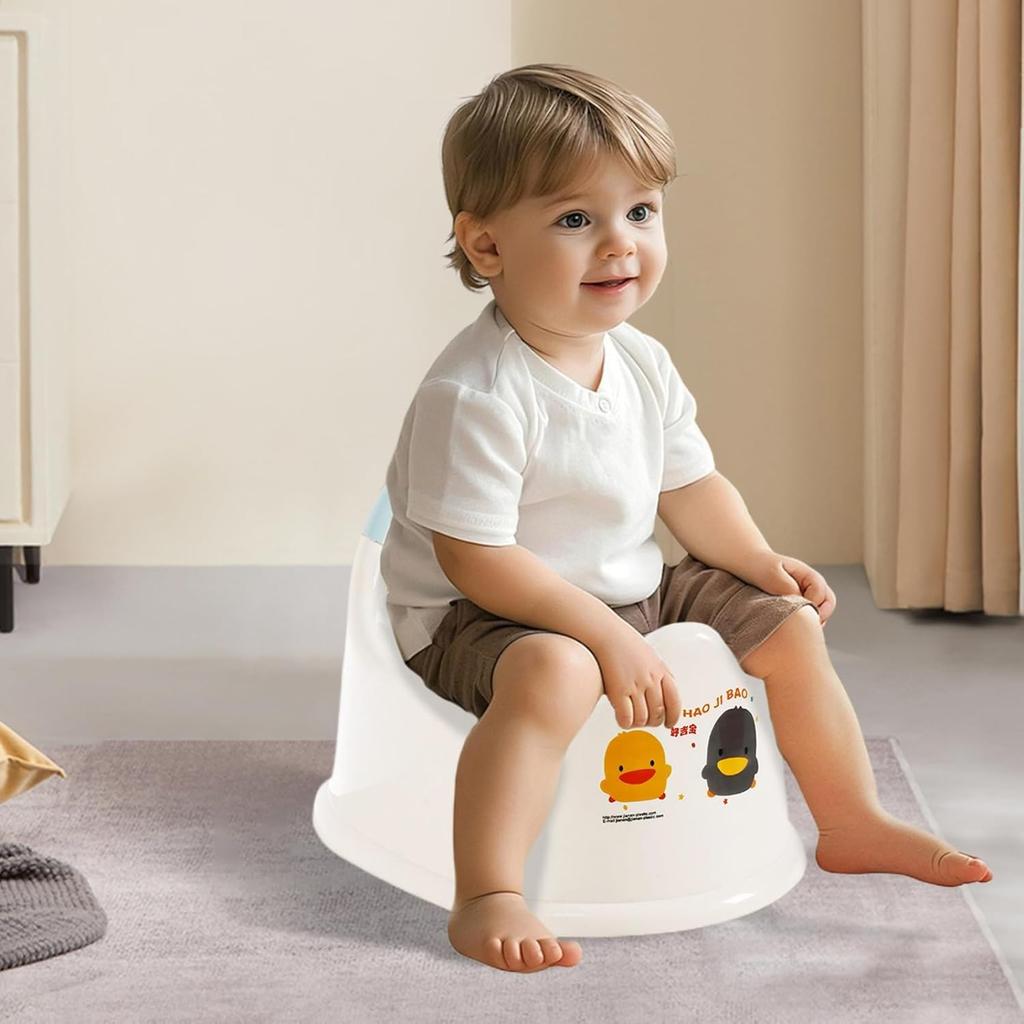 Toddler Potty Training Toilet, Lightweight Portable Detachable Spill Proof Toddler Training Potty with Inner Bucket Thicken Baby Potty Training Toile