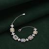 Retro Gem Tourmaline Candy Bracelet: Fashionable, Simple, Adjustable, Niche Japanese-Korean Style
