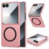 Skin Smooth Case for Samsung Galaxy Z Flip 8 ZFlip 7 6 5 4 3 Lens Protection Magnetic Wireless Charging Anti-Scratch Hard Cover