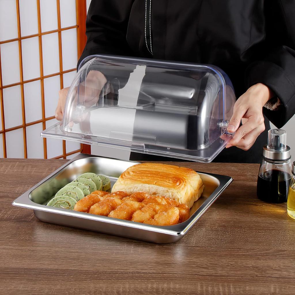 Acrylic Food Screen Dome Cheese Cloche Dome Transparent Dessert Display Dome Cover Food Screen Protector Cover for Party Dessert Cake Cover Display