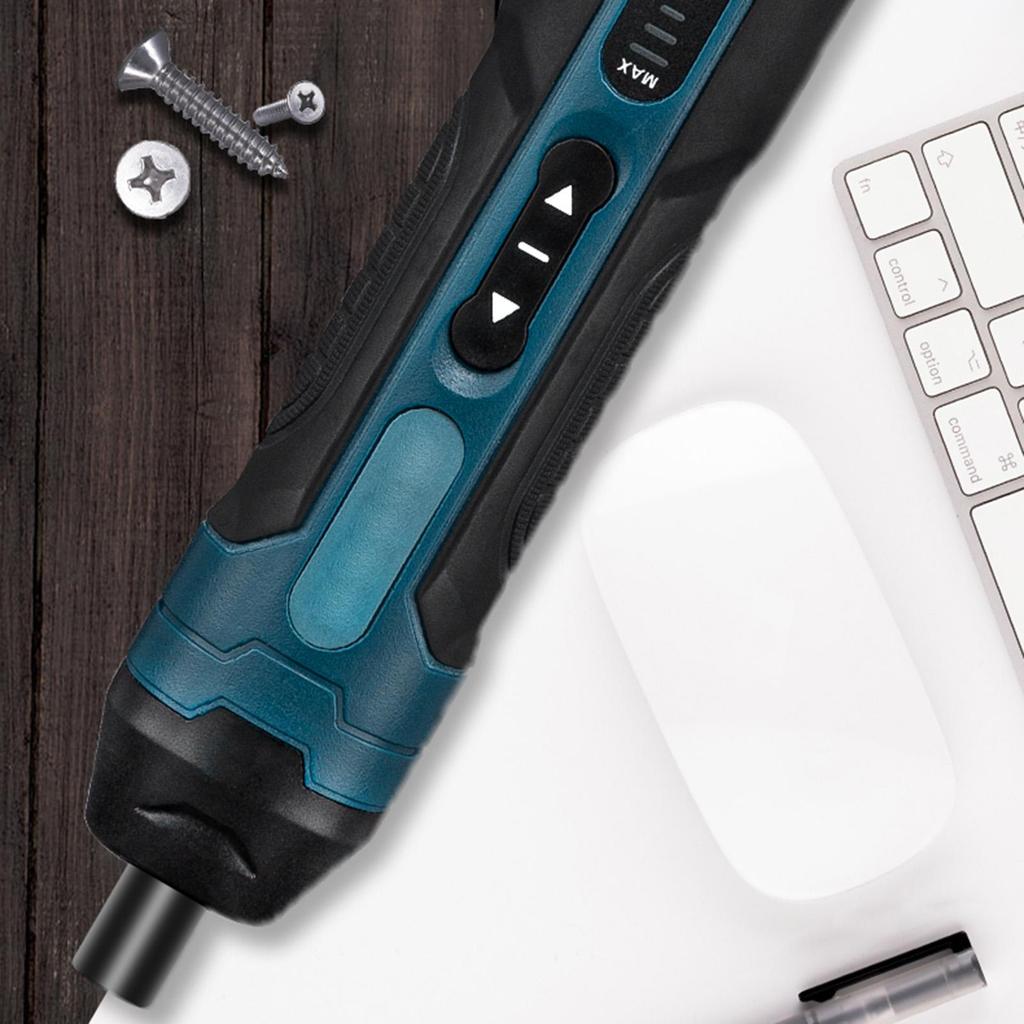Power Screwdriver Professional Magnetic Comfortable Grip Electric Screwdriver Cordless Tool Kit For Electrician Mechanic Home