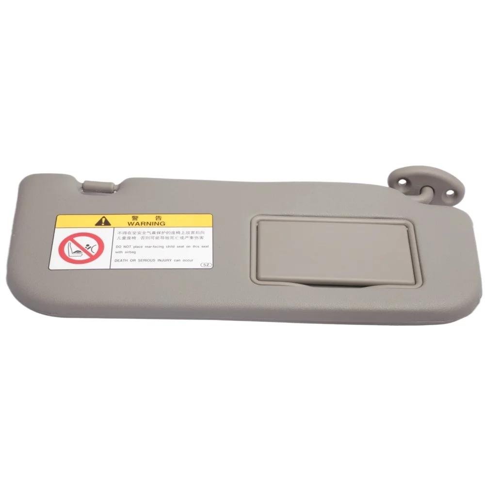 

Grey Beige Left Right Sun Visor for Toyota Vios Yaris Yaris L 2014 2015 2016 2017 2018 Right Grey